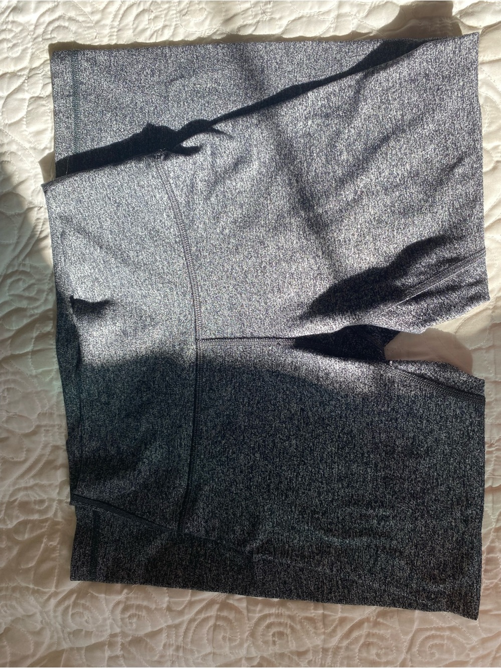 Lululemon Heathered Gray Capri Leggings